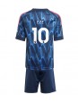 Arsenal Eberechi Eze #10 Venkovní dres pro děti 2025-26 Krátký Rukáv (+ trenýrky)
